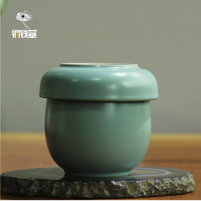 还真开片汝瓷汝窑随手泡单壶过滤网单杯陶瓷功夫茶具套装/快客杯