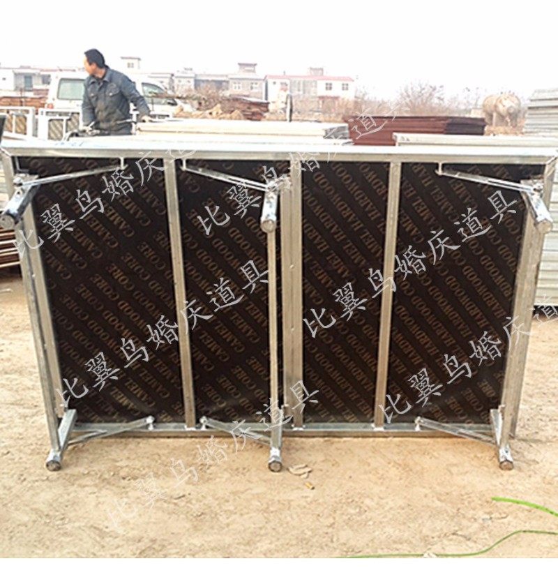 移动快装新款婚庆t台活动舞台板折叠升降婚礼梯台走秀演讲台道具