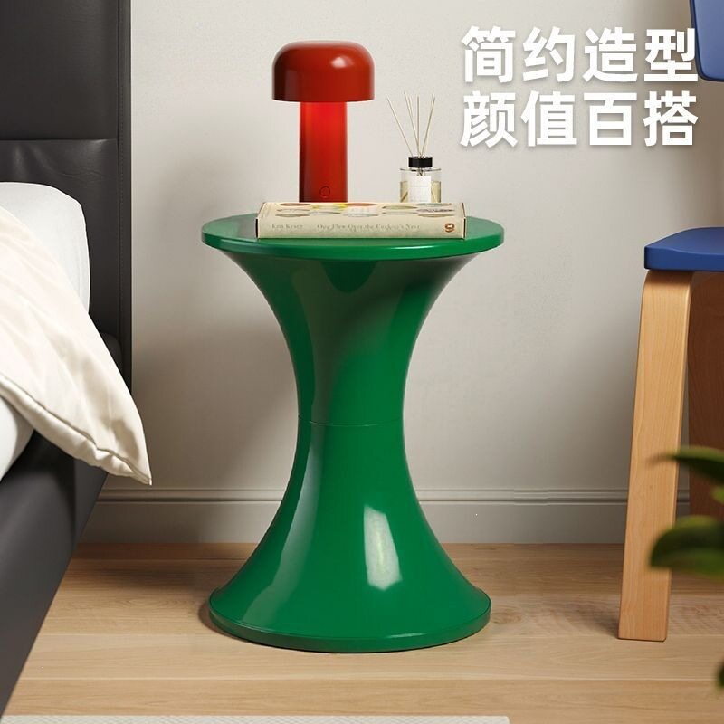 创意小型床头柜凳子奶油风置物边几其它
