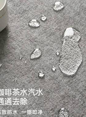 地毯客2052新款轻奢洗感灰色极简免可擦卧室床边厅现ZFD代沙发毯