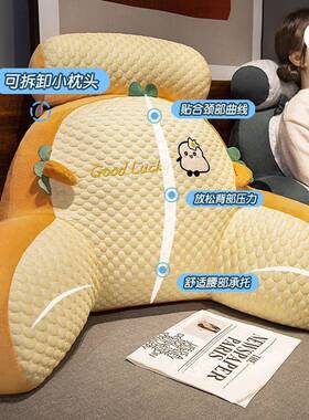 床头垫靠背软包护腰靠枕大靠BBR孕妇沙枕发抱宿舍床上看书枕头