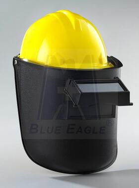 BLUEEAGLE蓝鹰电焊焊P面罩弧氩ESO焊可掀式电面罩6A2夹帽式焊接面