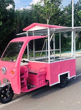 摆三轮车三QCD食轮小吃餐车推车摆摊庙炸会早餐车串熟快餐手推摊