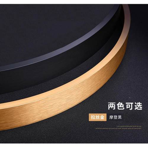 现代轻墙奢LED灯画圆形装饰画玄关FFZ室画走廊过道挂画厅卧客发光