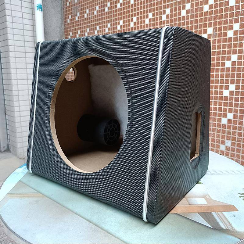 5CVL6810寸车载低音源炮空箱有梯形皮革木音响改箱装音箱配空盒空