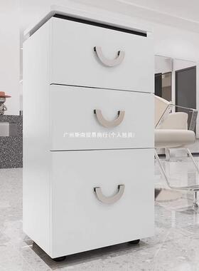 红潮店美网店工具发车台镜台ZOP剪发工作柜子店简约理发工具柜理