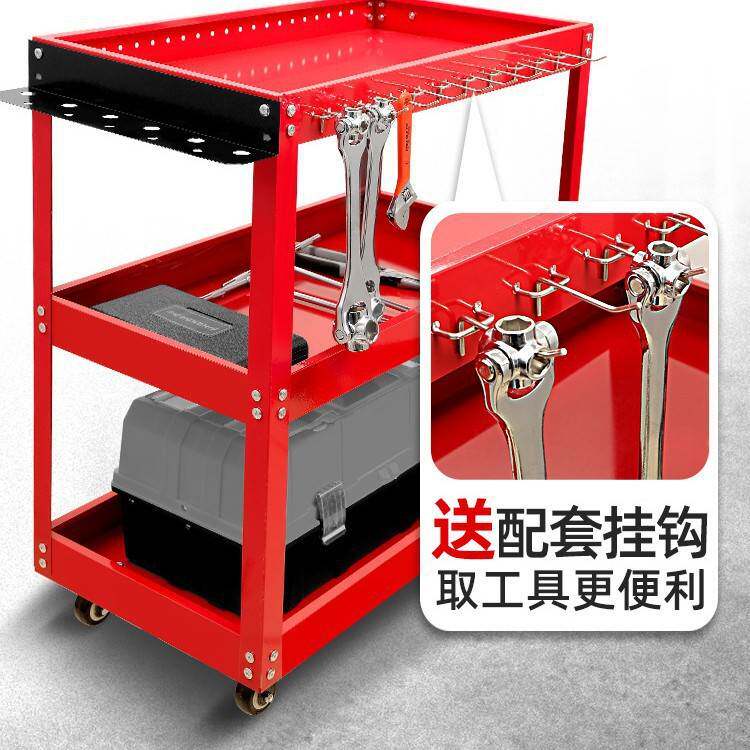 绿林工具车小推车多功能手推箱维修置物收纳架子层移动柜汽修车间图片