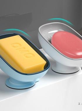 肥皂盒沥水免打孔家用轻奢吸BVX盘香盒皂卫生间台室面肥架浴皂置