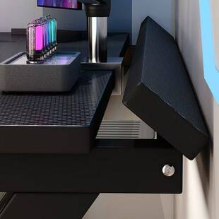 网咖木质电脑桌碳纤维电竞桌网吧专用网红台式桌家用电竞房用桌子