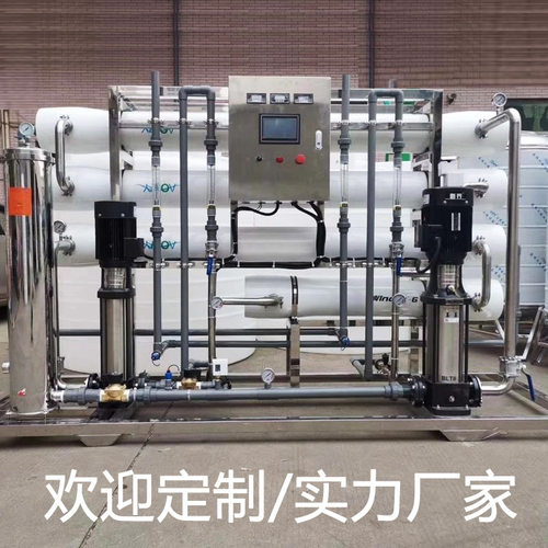 工业RO反渗透水处理设备地下水自来水单双极前置过滤器直饮超纯水