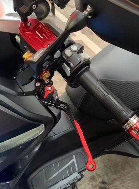 适用三阳剑齿虎400 ADXTG400 改装带驻车功能刹车牛角 手柄把拉杆