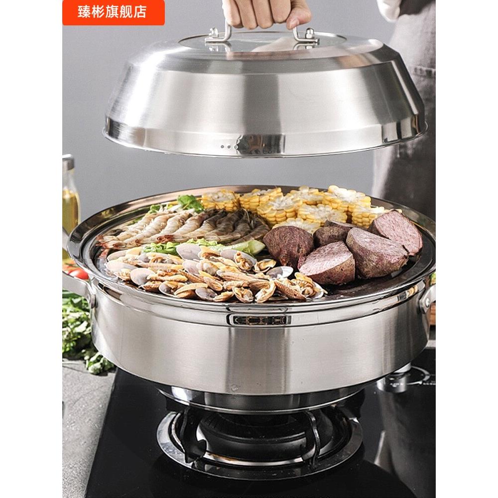 海鲜蒸气锅桑拿锅蒸汽火锅蒸海鲜锅家用蒸气锅多功能不锈钢蒸锅