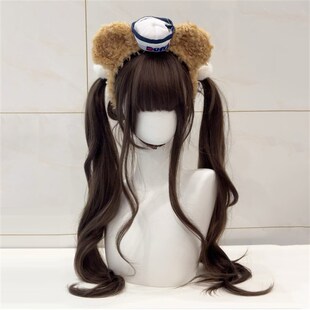 假发女少萝长款 85cm蜜茶亚麻色长卷发蓬松减龄整顶自然无痕全头套