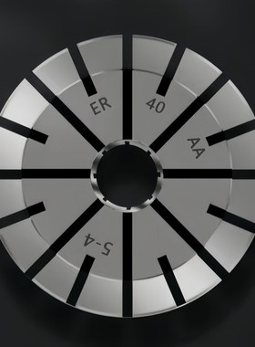 ER40UM夹头螺母数控雕刻机CNC机床er40弹性高精度筒夹动平衡螺帽