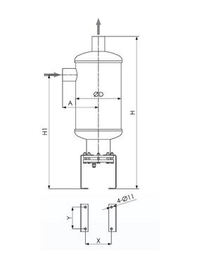 欧达法斯15909F66-17离0S克G油分器设计压力：2.9MPa