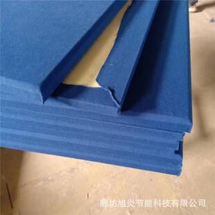 生产25mm厚A级防火玻纤软包吸音板 墙面装饰吸声板 布料颜色可选