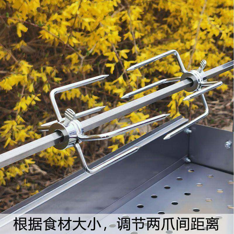 烧烤炉户外烤烤羊腿烧炉家用电动小工型烤鱼具野外自动旋HY8k7q7g