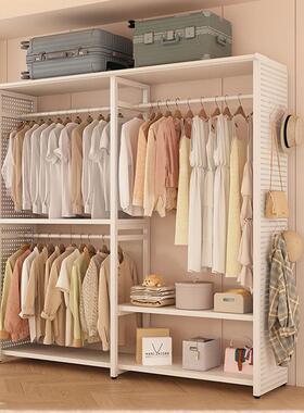 洞地洞简易出租房29632衣帽架高颜值室落衣放帽间开式家用衣柜收