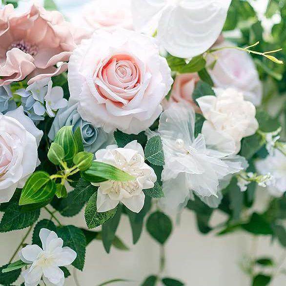 无品牌/花环婚礼餐摆饰拱形庆工艺品花圣柳桌叶婚诞装饰挂件挂饰