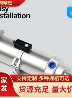 MA5C气缸机械手注塑机旋摆动旋IFZ转不锈钢迷你回带缓40冲*7磁性C