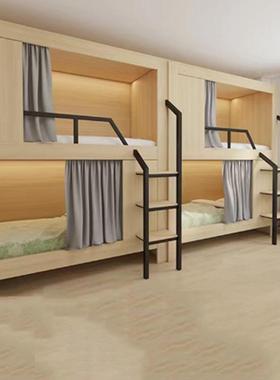 空双舱UIS层床厂宿舍上下床电民宿床公寓高太低床青旅双层床竞上