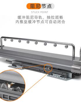 通浅衣柜挂衣杆伸缩顶装吊装BGK收衣架器竖纵衣向杆纳子衣橱里的