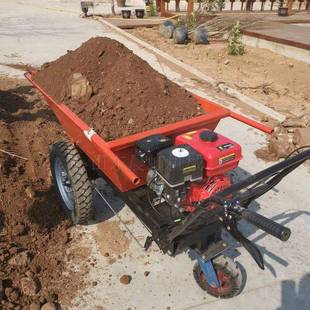 养殖推式汽油无品牌/灰斗车水运泥手砂浆装料车室内修运输车