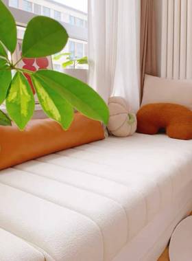 网红飘窗垫02新款泰迪绒NHY卧室2沙发改造轻5奢阳台坐垫窗台垫子