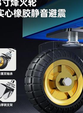 小推车拉货手车推车家用静音快递便携QCP叠拉货平超市折搬运板拖