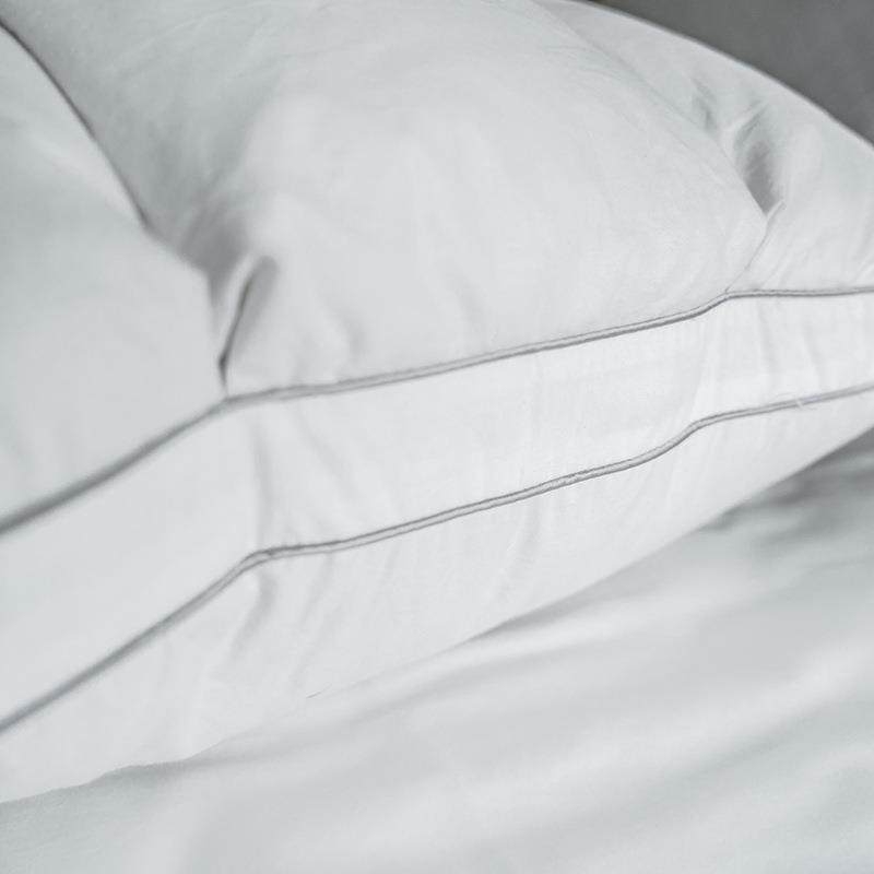 白鹅毛鹅绒枕头对酒店软枕家单人双一装羽ASI用绒枕人芯