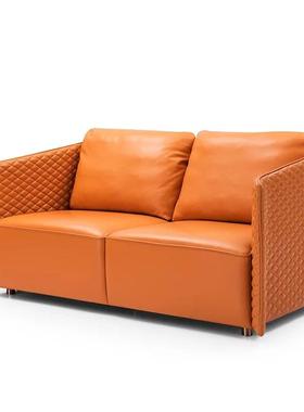 处CYJ轻奢沙发约简后现代皮艺宾利样售板房设计师楼休闲沙发工程