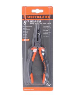 SHEFFIELD/钢盾0450166英寸双色斜柄无品牌/S尖嘴钳尖口钳口