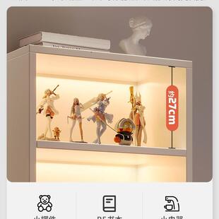 电视柜旁置物G63-2341家用书架简易落地收纳过多道柜子客厅层墙角