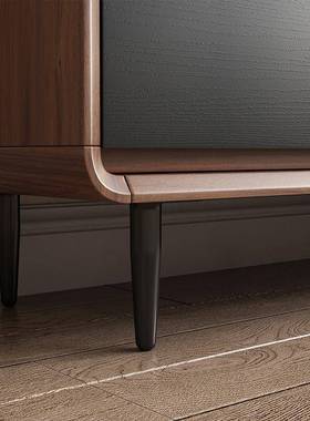 黑色实木斗柜简约现无品牌/床代卧室收纳物物柜靠储墙抽屉式五斗