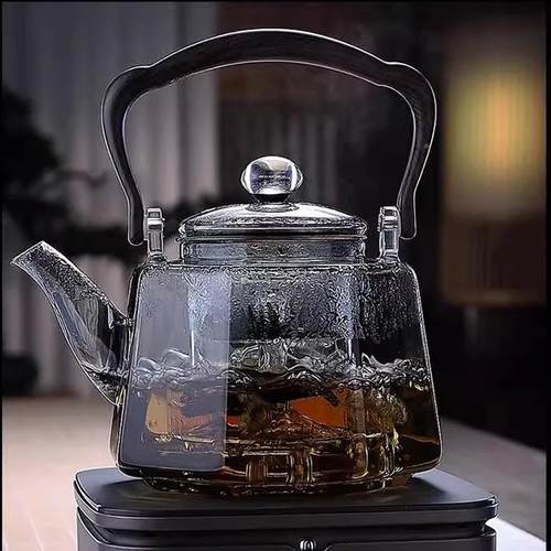 玻璃热煮茶烧水壶陶加EZB耐泡茶单壶电厚炉专用烧茶养生花茶蒸茶
