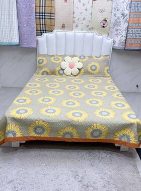 PQJ婴202棉5新款四儿棉床盖季通用加厚防滑夹加大尺寸炕盖榻榻米