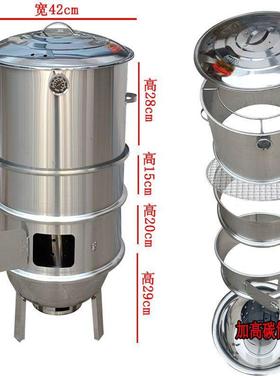 多功能IPP吊无烟炉烧烤烤串炉家用炉电烤户外烧烤炉架烤鸡烤鸭烧
