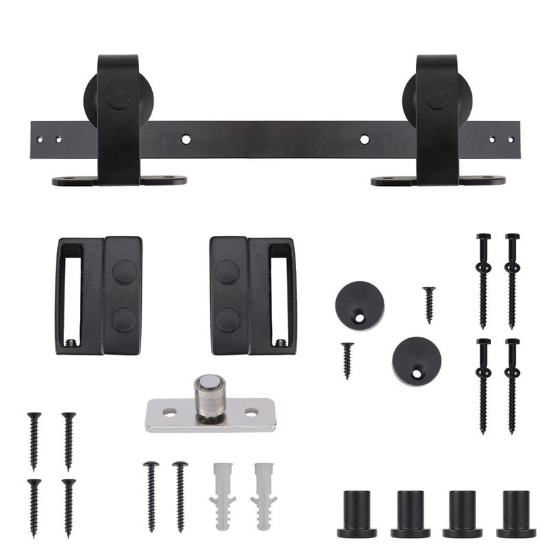 谷仓门吊轨轨道谷仓门轨道仓谷门吊轨五金配件全古仓门移门滑道