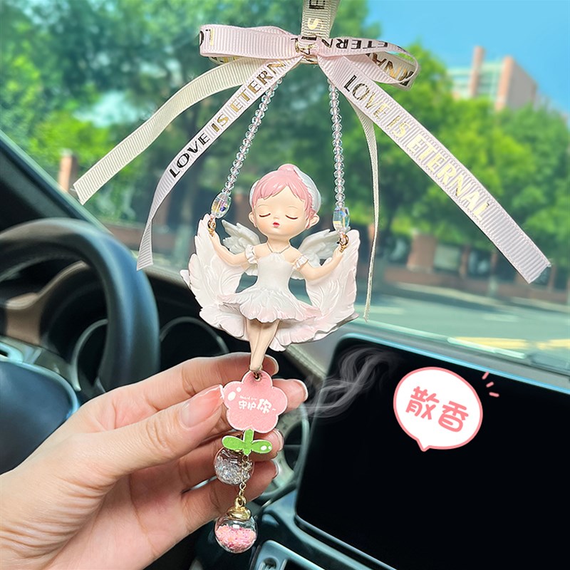 安妮宝贝可爱汽车挂件车内饰品摆件车载吊坠大气女吊饰车挂饰