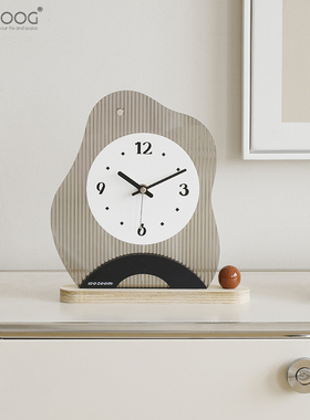 EMITDOOG客厅桌面创意相框装饰摆件家居玄关电视柜时钟高档礼品