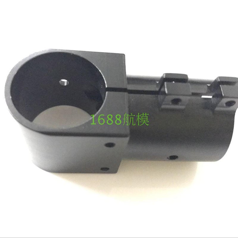 新款铝合金三通连接器转 转30 植保机碳管连接器加固设计