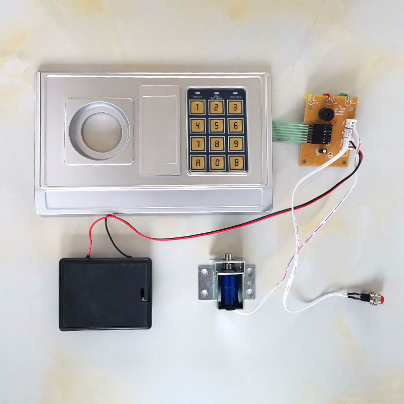 老款保险柜指示灯式电子密码锁面板旋钮斜拨片大盘主锁梅花应急锁
