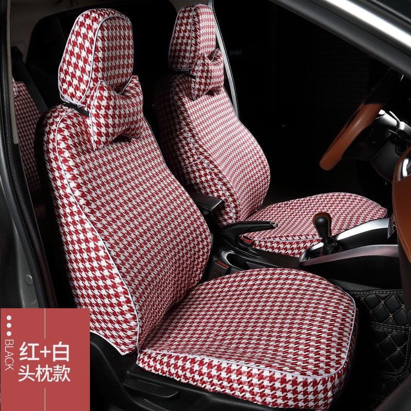 全包围布艺座垫汽车座四季通用polo新朗逸宝来雷丁芒果座椅