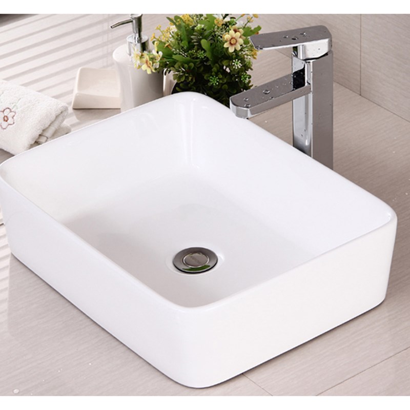 小尺寸台上盆长方形洗脸盆小户型洗手盆浴室面盆小号艺术盆*30