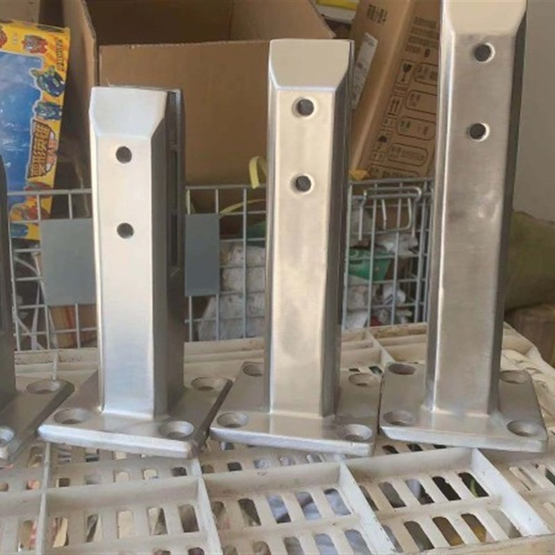 155高/230高/20高 游泳池玻璃夹楼梯护拦固定配件沙滩立柱阳台