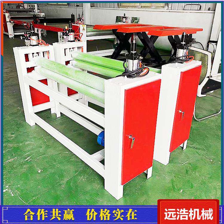 多细yh-1320木涂工板单层面双克面涂胶机网格布复合密度板亚力胶