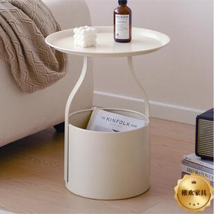 风卧室床头柜AL117-1几简易风铁艺小边床边轻奢风沙小茶几发小型