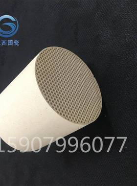 多用孔圆柱蜂窝陶瓷LTI蓄热体刚玉莫来GC-XRT00321蓄热式炉辅石料