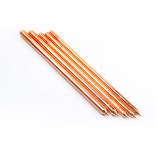 镀接货地棒铜包钢圆线覆防雷接地棒避雷针铜圆钢现电镀铜钢圆线