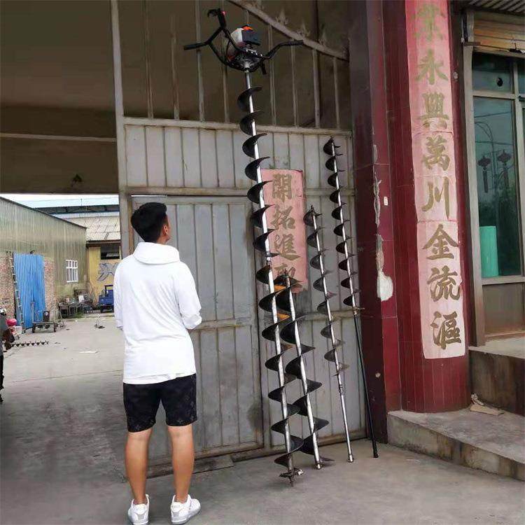 地下过路横向钻眼孔打IIW机护水挖洞机穿越螺旋钻机坡轻便打坑工